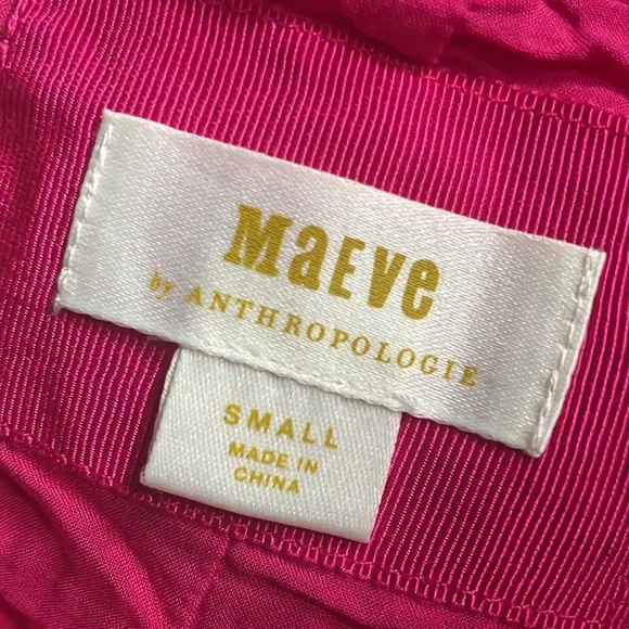 Anthropologie x Maeve • pleated shine women's midi skirt sz S - Picture 9 of 9